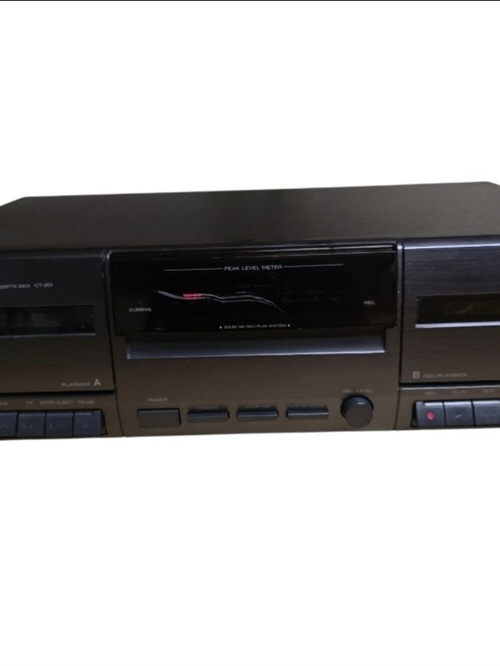 Kenwood CT-201 Stereo Double Cassette Deck Tape Player / Recorder